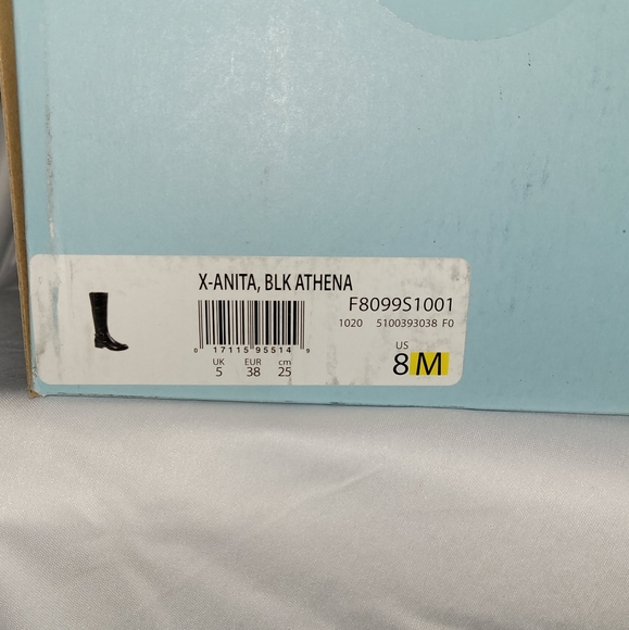 Life Stride X-Anita Tall Shaft Riding Boots Size 8M Black Athena manmade New - Picture 11 of 13